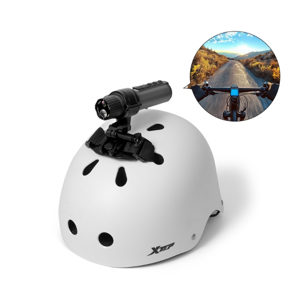 3-in-1 Outdoor HD Sports Camera – Flashlight, Cam & Recorder