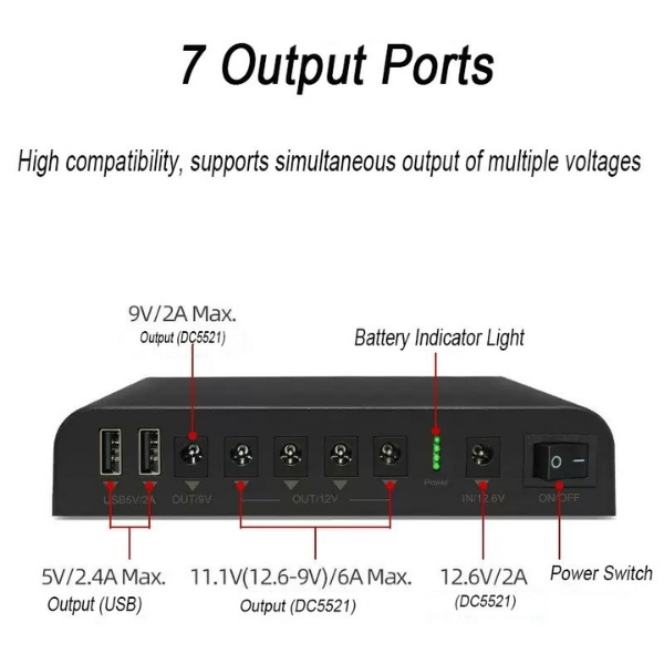 Rechargeable Router Power Supply