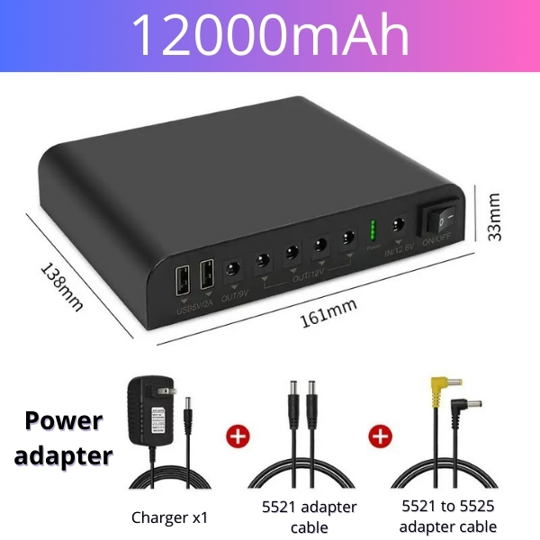 Rechargeable Router Power Supply