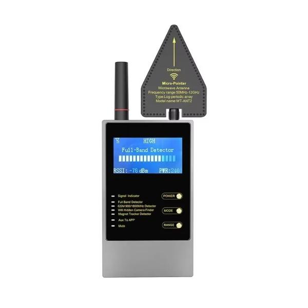 RF Anti-Spy Detector – Hidden Camera & Bug Tracker