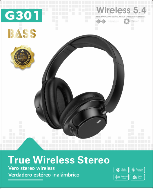 Casque Bluetooth G301