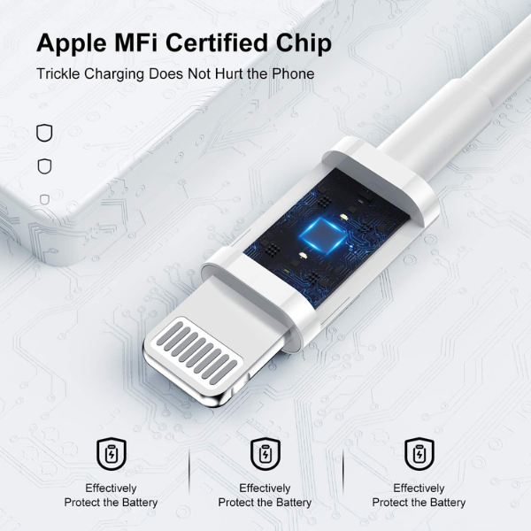 iPhone Charger Cable MFi Lightning to USB – 1m