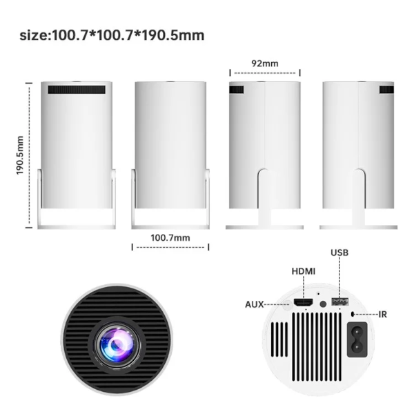 Cross-border M300MAX portable home projection game console
