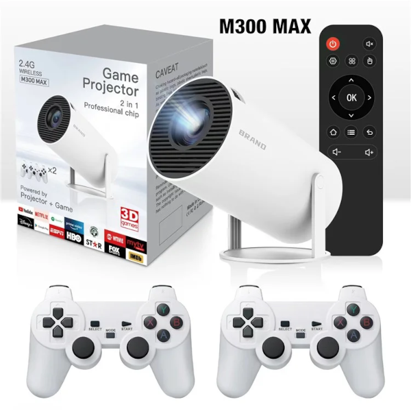 Cross-border M300MAX portable home projection game console