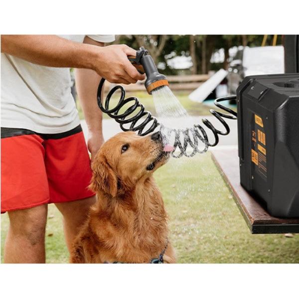 24L Pressurized Water Tank – Camping & Shower