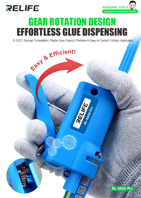 RELIFE RL-062A Pro Toothed Glue Gun