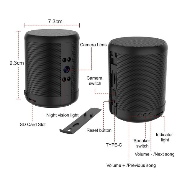 Caméra Intelligente WiFi Sans Fil – Vision Nocturne Grand Angle