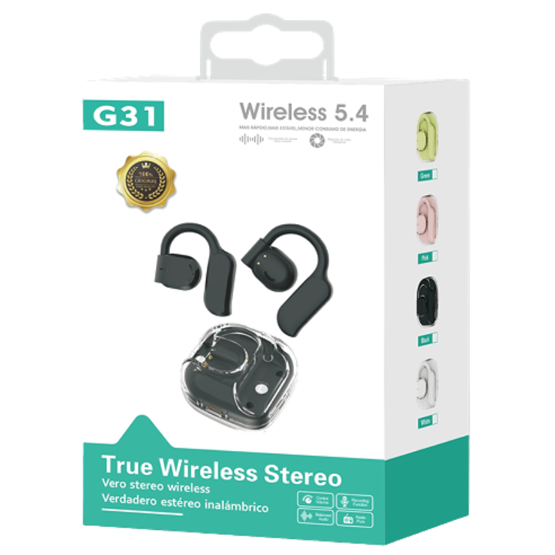 G31 Wireless Earphones – True Wireless Stereo (Bluetooth 5.4)