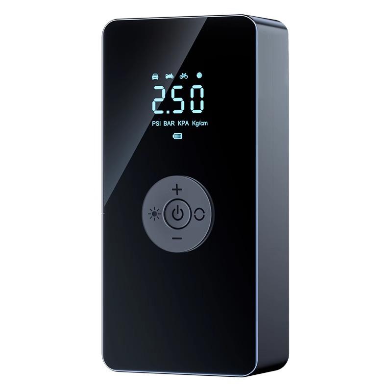 Portable wireless air pump for car tires.